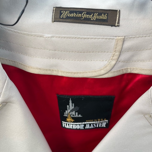 Vintage Harbor Master men’s trench coat size 44 reg - Picture 3 of 5